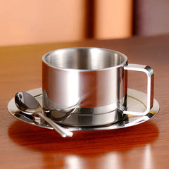 Stainless Steel Coffee Cups Set