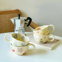Hand-Pinched Irregular Ceramic Mug