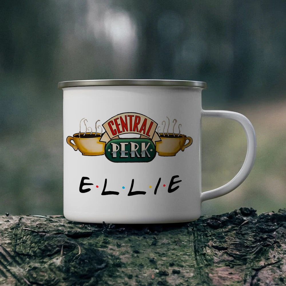 Customized Friends Name Enamel Mug