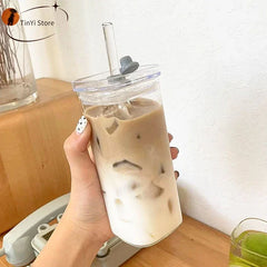 Square Heat-Resistant Glass Cup