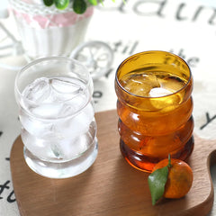 Wave Shape Heat-Resistant Glass Cup