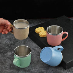 Double-Layer Stainless Steel Coffee Cup