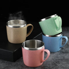 Double-Layer Stainless Steel Coffee Cup