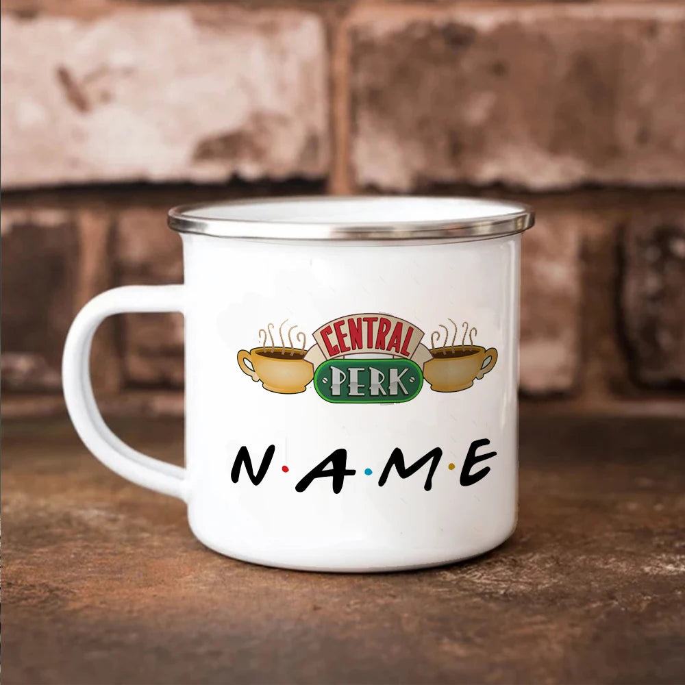 Customized Friends Name Enamel Mug