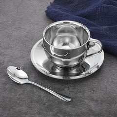 Stainless Steel Coffee Cups Set