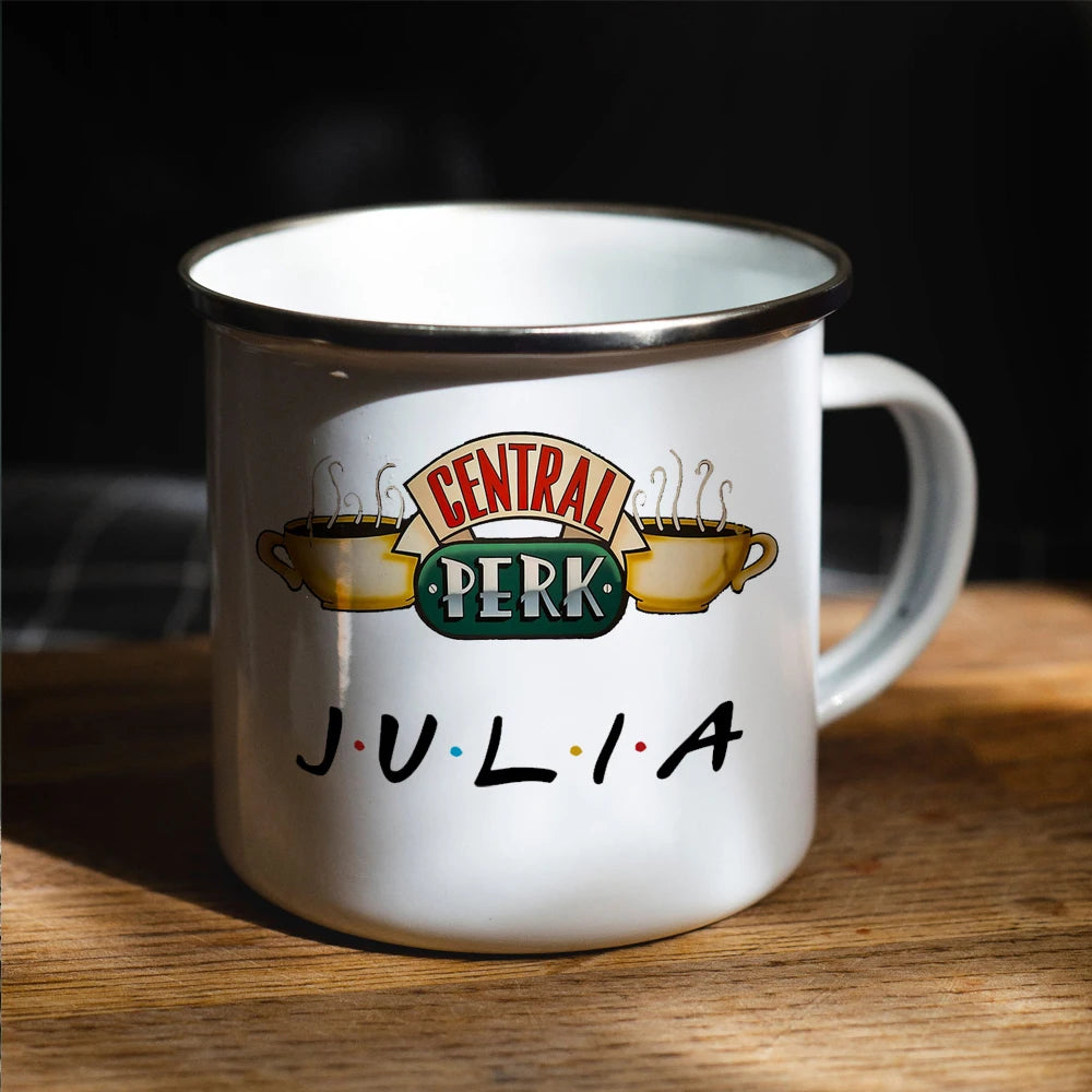 Customized Friends Name Enamel Mug