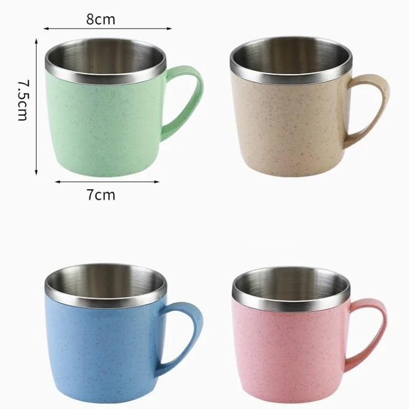 Double-Layer Stainless Steel Coffee Cup