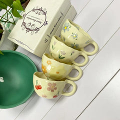 Hand-Pinched Irregular Ceramic Mug