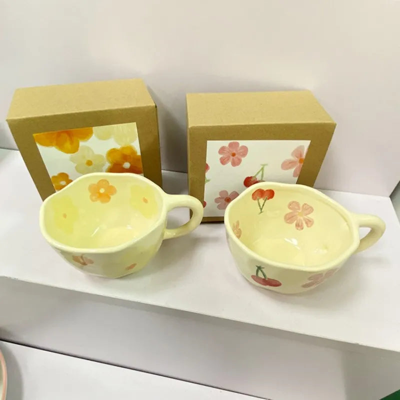 Hand-Pinched Irregular Ceramic Mug