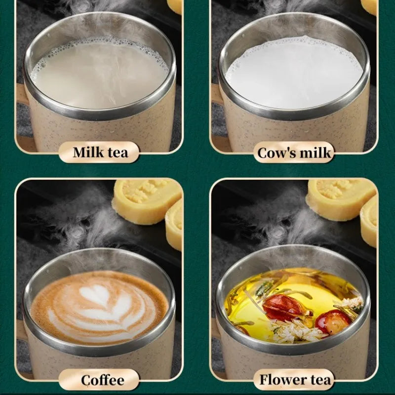 Double-Layer Stainless Steel Coffee Cup