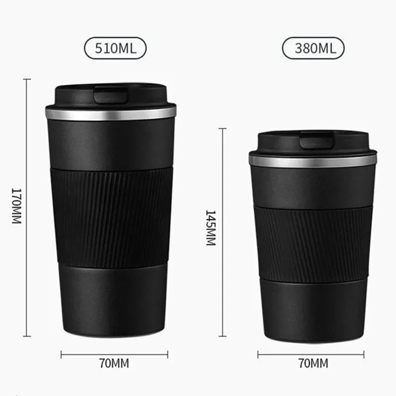 Double Stainless Steel Coffee Thermos Mug