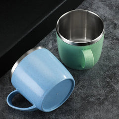 Double-Layer Stainless Steel Coffee Cup