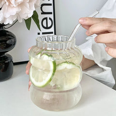 Heat-Resistant Insulated Glass Cup