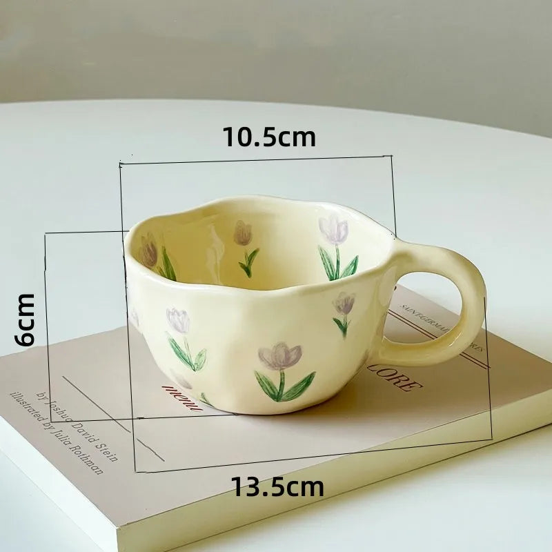 Hand-Pinched Irregular Ceramic Mug