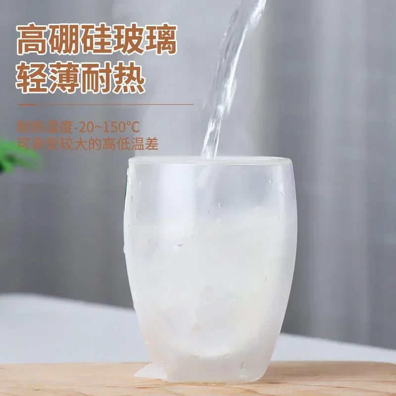 Double Wall Glass Cup Set