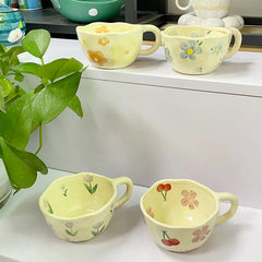 Hand-Pinched Irregular Ceramic Mug